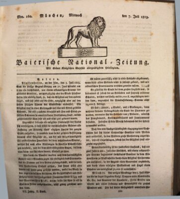 Baierische National-Zeitung Mittwoch 7. Juli 1813