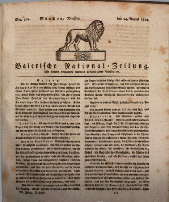 Baierische National-Zeitung Dienstag 24. August 1813
