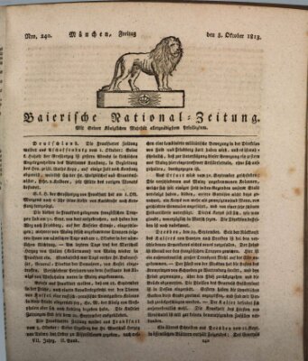 Baierische National-Zeitung Freitag 8. Oktober 1813