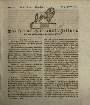 Baierische National-Zeitung Samstag 5. Februar 1814