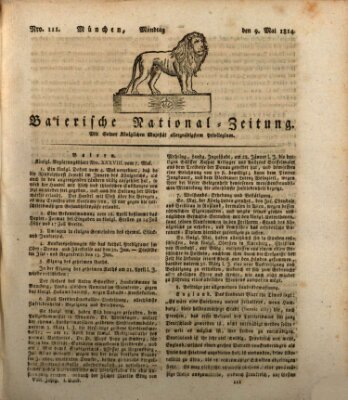 Baierische National-Zeitung Montag 9. Mai 1814
