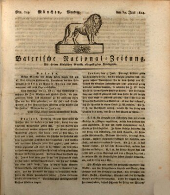Baierische National-Zeitung Montag 20. Juni 1814