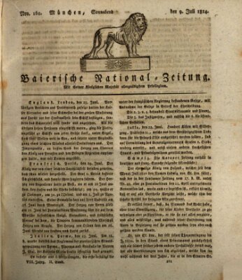 Baierische National-Zeitung Samstag 9. Juli 1814