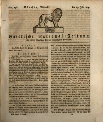 Baierische National-Zeitung Mittwoch 27. Juli 1814