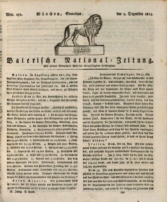 Baierische National-Zeitung Samstag 9. Dezember 1815