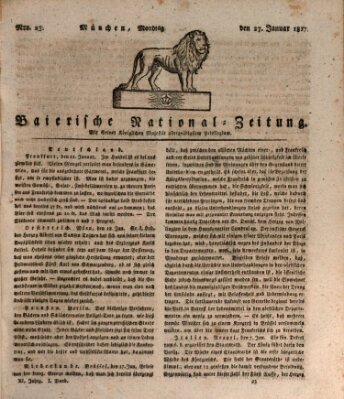 Baierische National-Zeitung Montag 27. Januar 1817