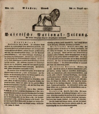 Baierische National-Zeitung Mittwoch 20. August 1817