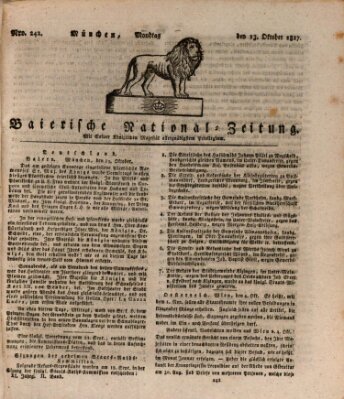 Baierische National-Zeitung Montag 13. Oktober 1817