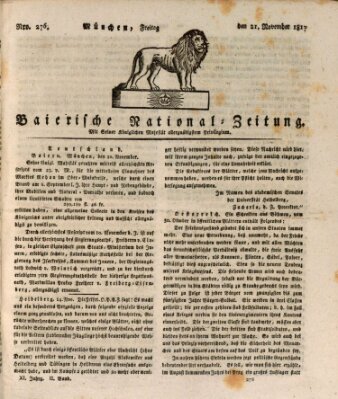Baierische National-Zeitung Freitag 21. November 1817