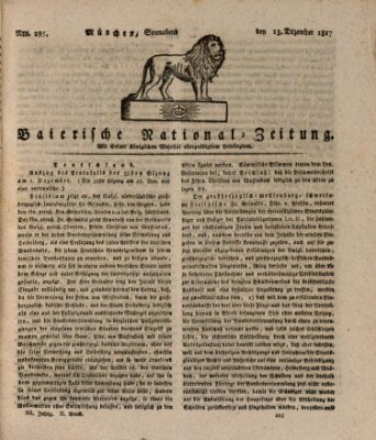 Baierische National-Zeitung Samstag 13. Dezember 1817