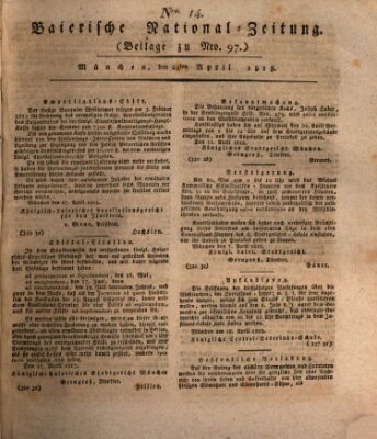Baierische National-Zeitung Freitag 24. April 1818