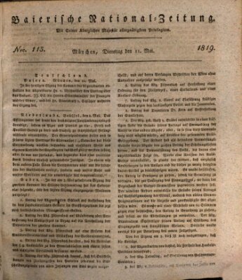 Baierische National-Zeitung Dienstag 11. Mai 1819