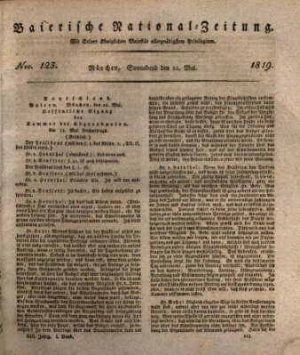 Baierische National-Zeitung Samstag 22. Mai 1819
