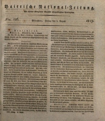 Baierische National-Zeitung Freitag 6. August 1819