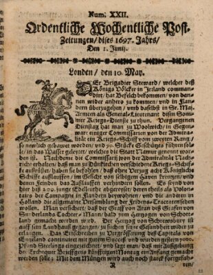 Ordentliche wochentliche Post-Zeitungen Samstag 1. Juni 1697