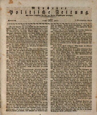 Münchener politische Zeitung (Süddeutsche Presse) Sonntag 7. November 1813