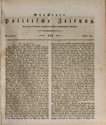 Münchener politische Zeitung (Süddeutsche Presse) Samstag 8. Mai 1819