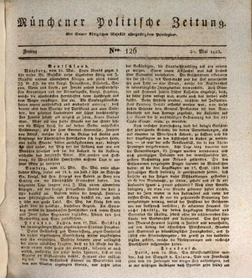 Münchener politische Zeitung (Süddeutsche Presse) Freitag 30. Mai 1823