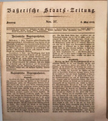 Münchener politische Zeitung (Süddeutsche Presse) Sonntag 6. Mai 1832