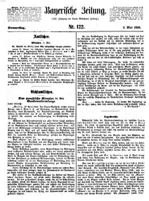 Bayerische Zeitung (Süddeutsche Presse) Donnerstag 3. Mai 1866