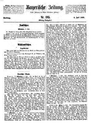 Bayerische Zeitung (Süddeutsche Presse) Freitag 6. Juli 1866