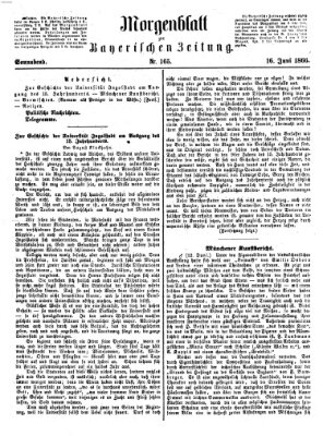 Bayerische Zeitung (Süddeutsche Presse) Samstag 16. Juni 1866