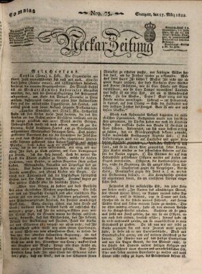 Neckar-Zeitung Sonntag 17. März 1822