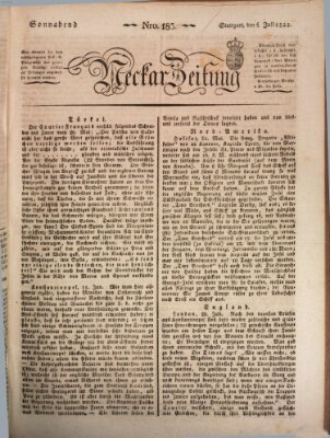 Neckar-Zeitung Samstag 6. Juli 1822