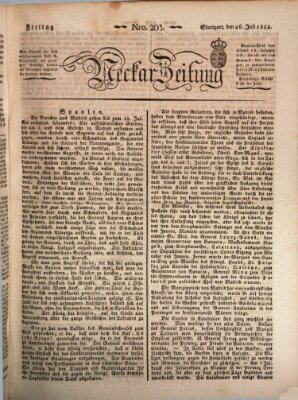 Neckar-Zeitung Freitag 26. Juli 1822