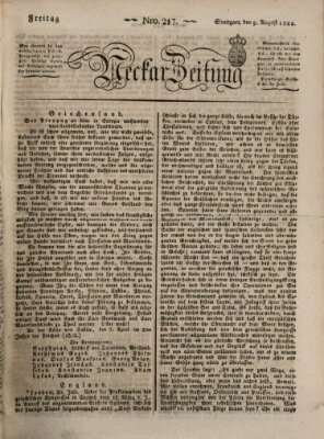 Neckar-Zeitung Freitag 9. August 1822