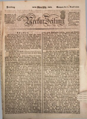 Neckar-Zeitung Freitag 30. August 1822
