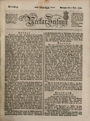 Neckar-Zeitung Dienstag 3. September 1822