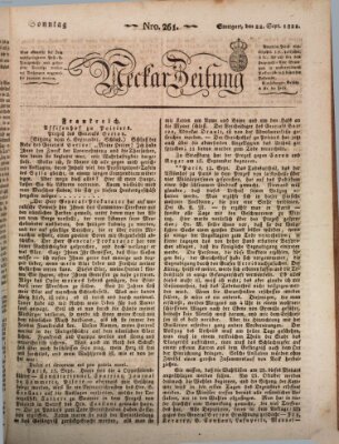 Neckar-Zeitung Sonntag 22. September 1822