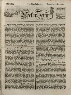 Neckar-Zeitung Dienstag 17. Dezember 1822