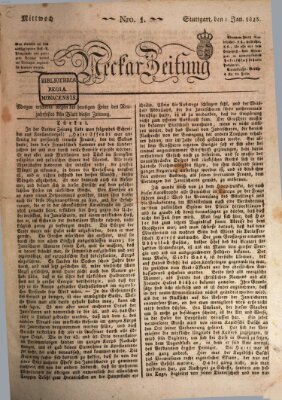 Neckar-Zeitung Mittwoch 1. Januar 1823