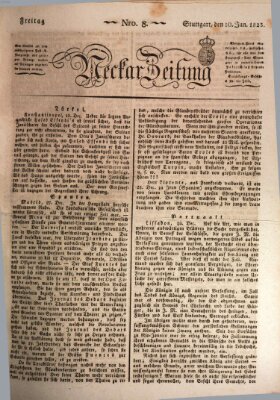 Neckar-Zeitung Freitag 10. Januar 1823