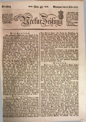 Neckar-Zeitung Dienstag 18. Februar 1823