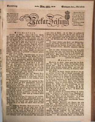 Neckar-Zeitung Sonntag 4. Mai 1823
