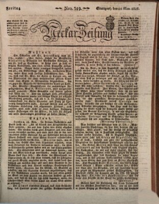 Neckar-Zeitung Freitag 21. November 1823