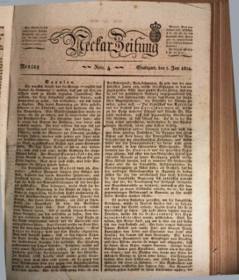 Neckar-Zeitung Montag 5. Januar 1824
