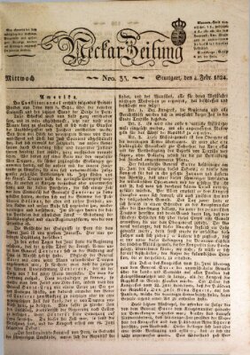 Neckar-Zeitung Mittwoch 4. Februar 1824