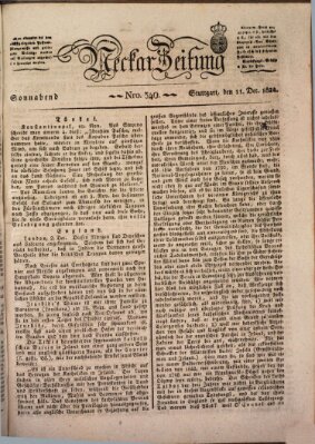 Neckar-Zeitung Samstag 11. Dezember 1824