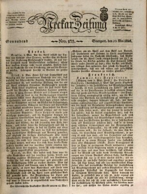 Neckar-Zeitung Samstag 20. Mai 1826