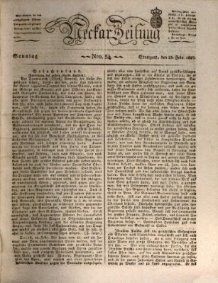 Neckar-Zeitung Sonntag 25. Februar 1827