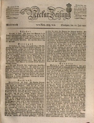 Neckar-Zeitung Mittwoch 18. Juli 1827
