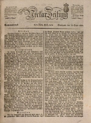 Neckar-Zeitung Samstag 15. September 1827