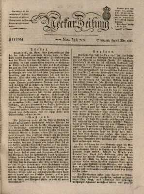 Neckar-Zeitung Freitag 14. Dezember 1827
