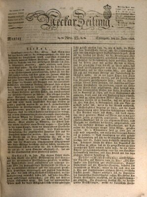 Neckar-Zeitung Montag 21. Januar 1828