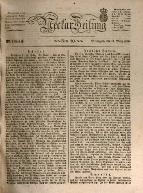 Neckar-Zeitung Mittwoch 12. März 1828