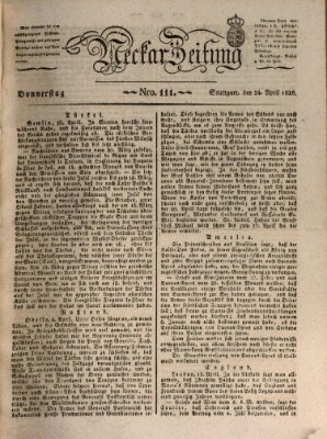 Neckar-Zeitung Donnerstag 24. April 1828